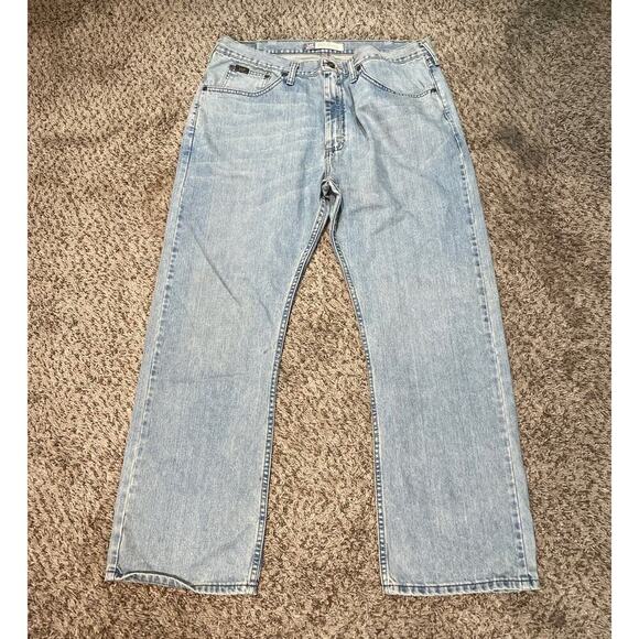 Lee Regular Bootcut Light Blue Denim Jeans Men Size 38 - Picture 1 of 4